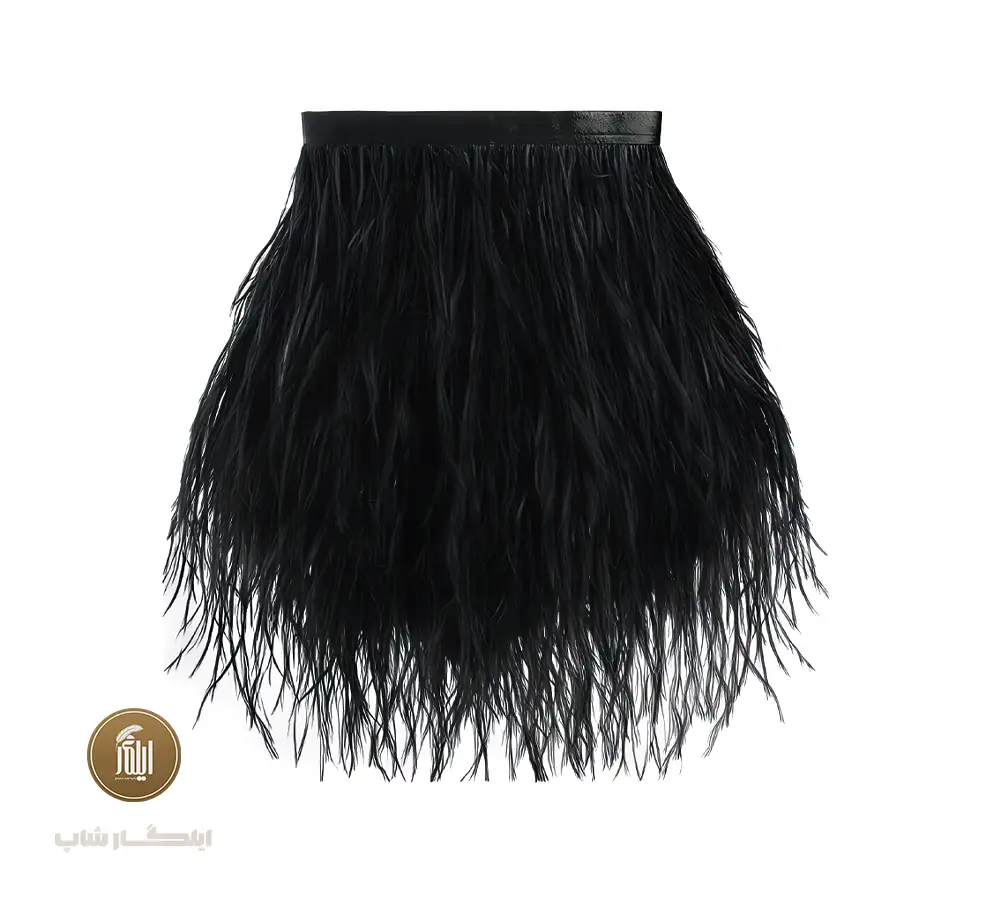 پر سوزنی مشکی با عرض 8 تا 10 سانتی متر و طول 10 متر