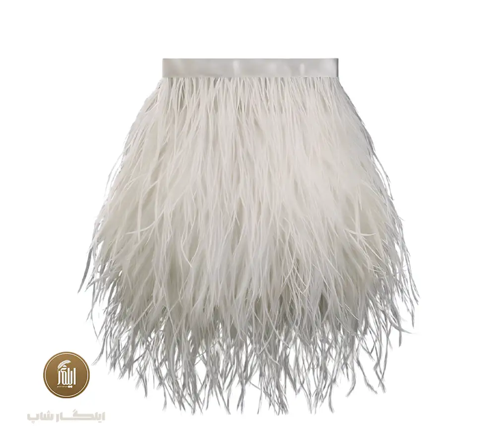 پر سوزنی سفید با عرض 8 تا 10 سانتی متر و طول 10 متر